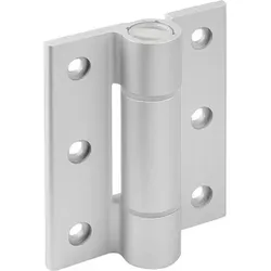 SCHARNIER OHNE FEDER A=82,5, B=100, ALUMINIUM FARBLOS ELOXIERT