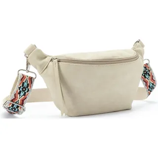 VIVANCE Bauchtasche Damen beige Gr.