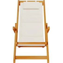 vidaXL Gartenstuhl 61,5 x 123 x 82 cm hellgrau 2 St.