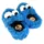 UNITED LABELS Krümelmonster 3D Pantoffeln Blau 35