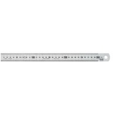 TAJIMA Rostfreier Stahlmaßstab, 300 x 25 mm Chrom, Klasse 1, 1 Stück, TAJ-41210