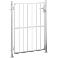 VidaXL Gartentor 85x120 cm Edelstahl