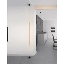 Nova Luce Elettra 1-flg. 300 cm schwarz