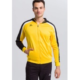 Erima Kinder Jacke Liga 2.0 Trainingsjacke mit Kapuze, gelb/schwarz/weiß, 164, 1071848