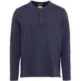 CAMEL ACTIVE Henleyshirt, mit Logostickerei camel active night blue