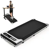 Laufband für Zuhause klappbar, Untertisch-Laufband, 2,5 PS Walking Pad mit Fernbedienung und LED-Display, tragbare Untertischunterlage für Zuhause/Büro