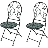 Hti-Living Lani Gartenstuhl 40 x 40 x 92 cm braun 2 St.