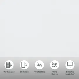 GARDINIA Klemmrollo Weiß,