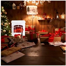 Homcom Elektrokamin weiß