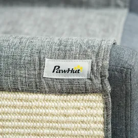 PawHut 2er Kratzmatte Sisal Sessel Couch Katzenkratzmatte