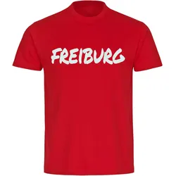 multifanshop Kinder T-Shirt - Freiburg - Textmarker - Druck weiß - Kind