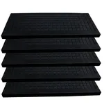 BigDean Stufenmatte 65 x 26 cm Schwarz