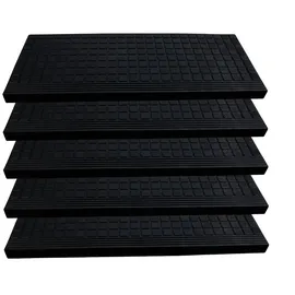 BigDean Stufenmatte 65 x 26 cm Schwarz