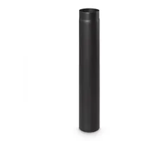 Jeremias Ofenrohr Längenelement 750 mm-kürzbar | schwarz | Ø150mm