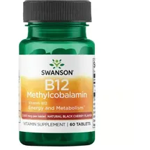 Swanson Vitamin B-12 Methylcobalamin Cherry Tabletten 60 St.