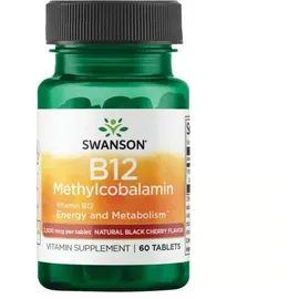 Swanson Vitamin B-12 Methylcobalamin Cherry Tabletten 60 St.