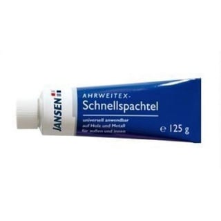 JANSEN Ahrweitex Schnellspachtel 125g Kunstoff-Spachtel Holz Metall Lackspachtel