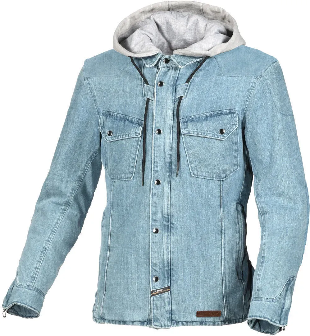 Macna Inland Motorrad Textiljacke, blau, Größe 2XL für Männer