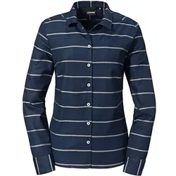 SCHÖFFEL Damen Bluse Blouse Roslyn L, navy blazer, 48