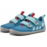 Affenzahn Barfußschuh Lucky Hai Hellblau / Rot 28