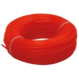 Toolland Mähfaden Nylon rot 2,4 mm 50 m