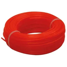 Toolland Mähfaden Nylon rot 2,4 mm 50 m