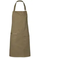 KARLOWSKY Latzschürze Urban Casual-Style - khaki