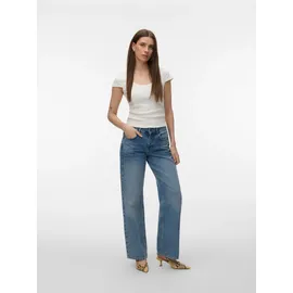 Vero Moda Vmchloe Cs Short U-Neck Noos Weiß M