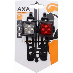 Batteriebetriebene Fahrradbeleuchtung Axa Niteline farblos|SCHWARZ|SCHWARZ No Size