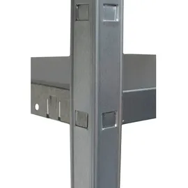 SCHULTE Regalwelt Steckregal, HxBxT: 150x80x30 cm verzinkt - grau