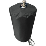 GRASEKAMP Black Premium Gasflaschenhülle 11kg Ø 32x47cm / gas bottle cover / atmungsaktiv / breathable