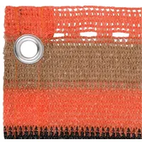 vidaXL Balkonsichtschutz 120 x 500 cm bunt/orange HDPE