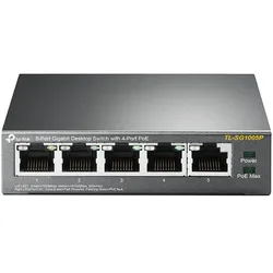TP-Link TL-SG1005P - Switch - unmanaged - 4 x 10/100/1000 (PoE)