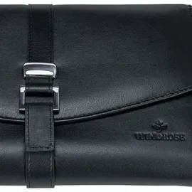 Windrose Schmucktasche Xl nappa/schwarz (Vollrindleder)