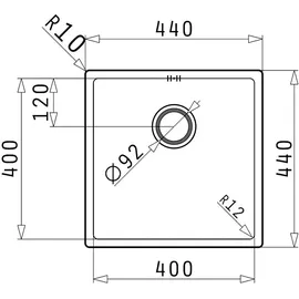 PYRAMIS ASTRIS (40X40) 1B Flächenbündig