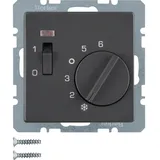Berker Temperaturregler 20306086 anthrazit