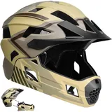 crazySAFETY Crazy Safety Titan Fullface Bicycle Helmet sand M