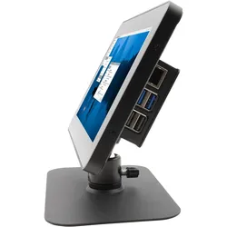 KKSB Display Stand Gehäuse für Raspberry Pi Touch Display 2, 360° Halterung, Stahl, schwarz