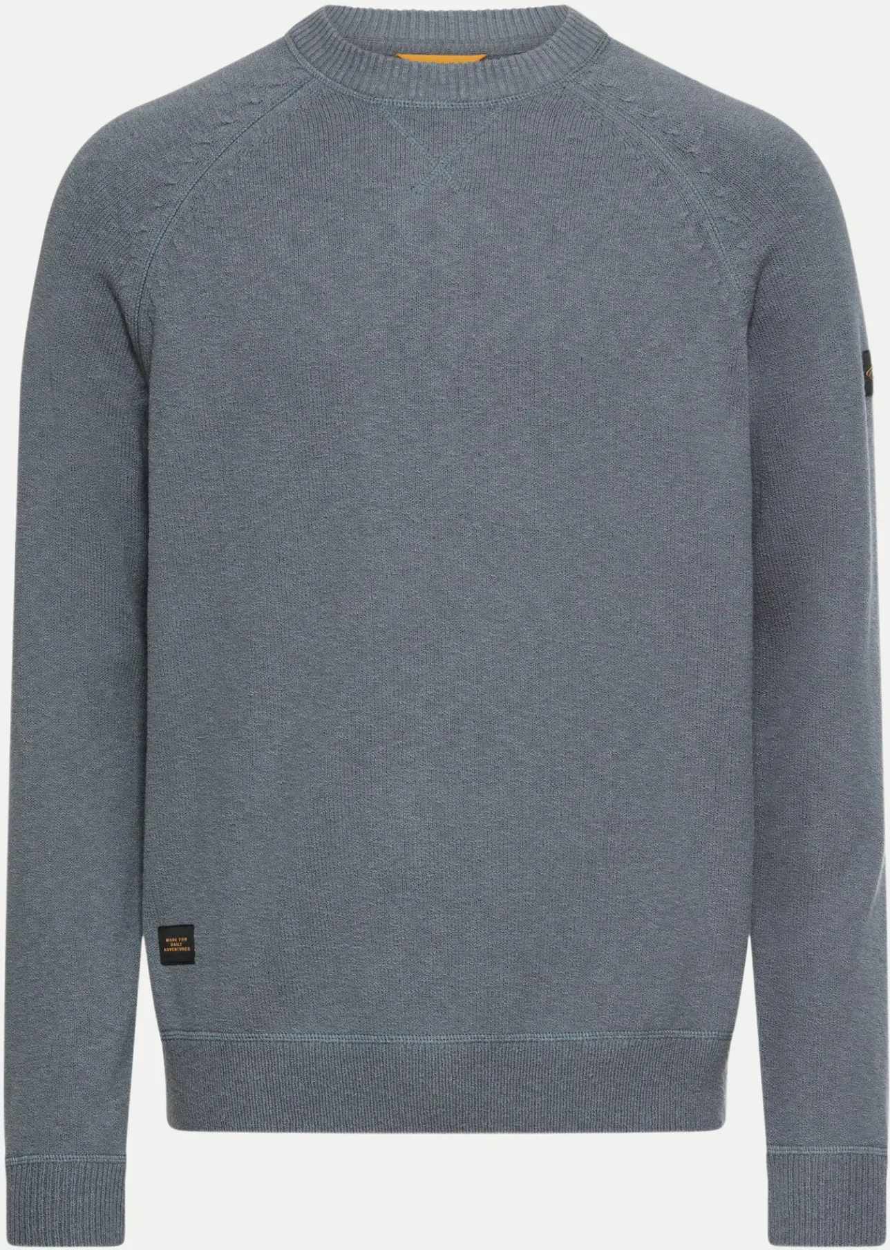 Regular-Fit Strickpullover Grau XL