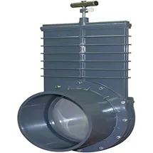 Valterra Zugschieber mit Edelstahlspindel und -schieber, 2x Klebemuffe, Ø 110 mm, Grau