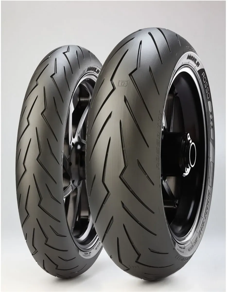 PIRELLI DIABLO ROSSO III 130/70ZR16 TL, Neumáticos de moto delantero