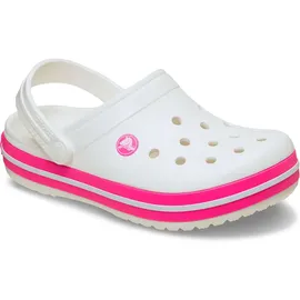 Crocs Toddler Crocband Clog White / Pink Crush 19/20