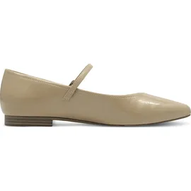 TAMARIS Ballerina Damen, Vegan Elegant beige,EU 38