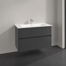 Villeroy & Boch Waschtischunterschrank 96,1 x 61 x 48 cm Graphit