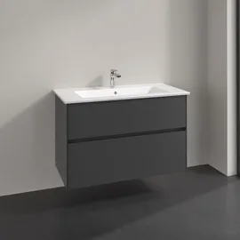 Villeroy & Boch Waschtischunterschrank 96,1 x 61 x 48 cm Graphit