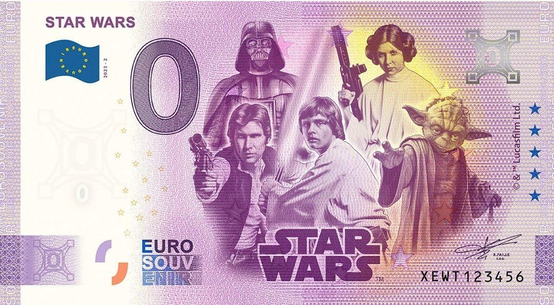 Die 0-Euro-Banknote "Star Wars"