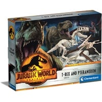 CLEMENTONI Jurassic World 3 - Ausgrabungs-Set T-Rex Pteranodon,