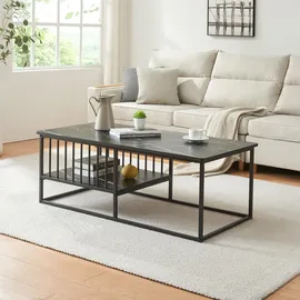 [en.casa] Raukurg Schwarz MDF 120 x 60 x 44 cm