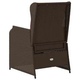 vidaXL Gartenbank 2 pcs 220 x 0 x 0 cm Braun