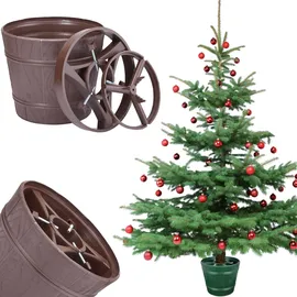 Planet 1 Weihnachtsbaumständer | Braun